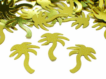 Gold Palm Tree Confetti